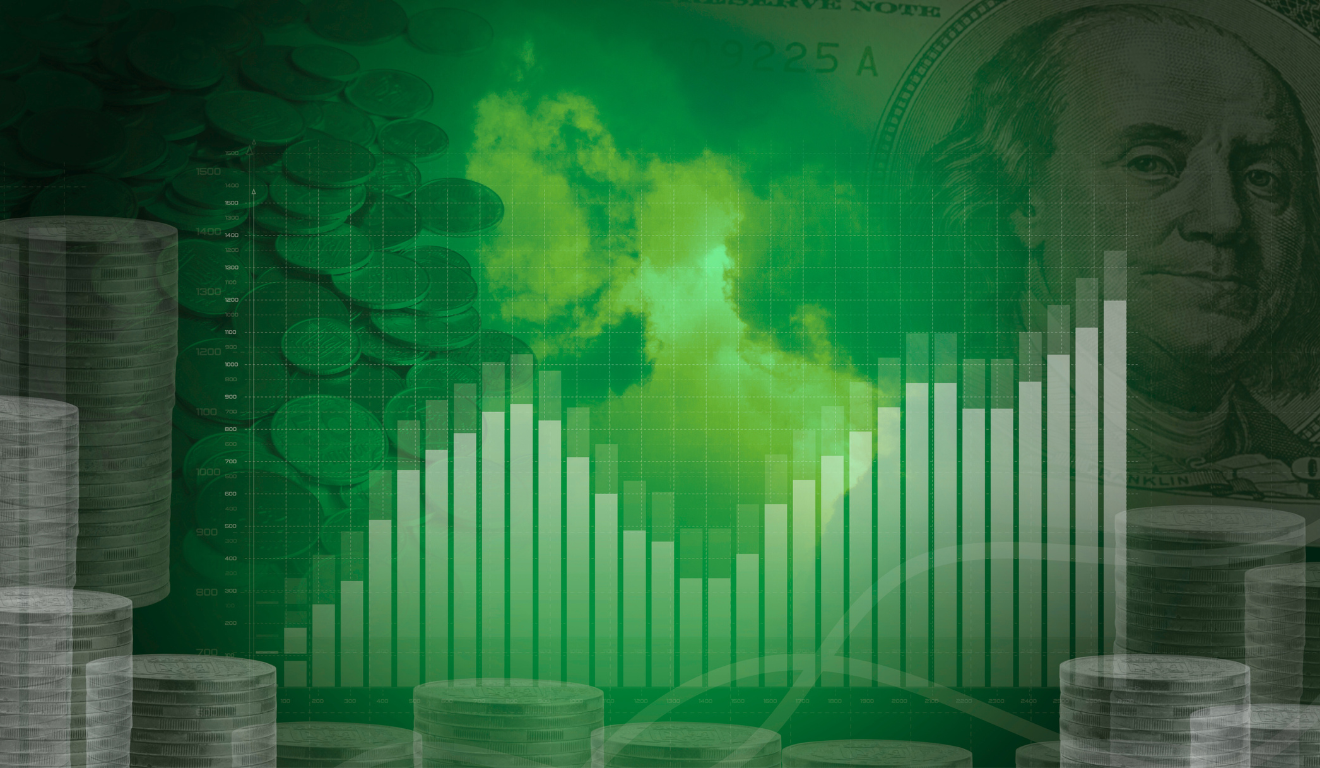 Gráfico do Ibovespa mostrando alta até 149,4 mil pontos no fechamento do mês de outubro de 2025.