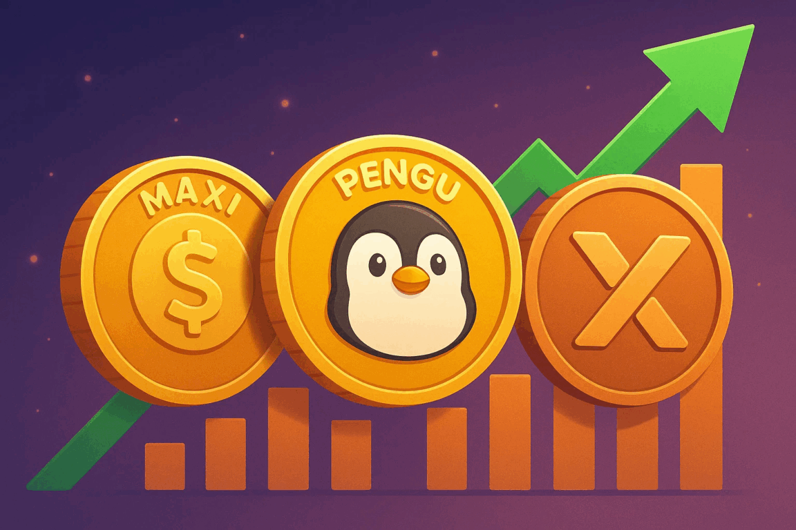 Altcoins em alta: MAXI, PENGU, SPX prontas para 100x?
