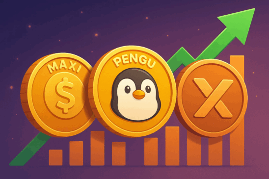 Altcoins em alta: MAXI, PENGU, SPX prontas para 100x?