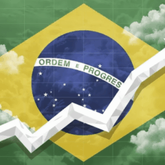 Gráfico de mercado financeiro mostrando variação do Ibovespa e oportunidades no Brasil. Gráfico de mercado financeiro mostrando variação do Ibovespa e oportunidades no Brasil.