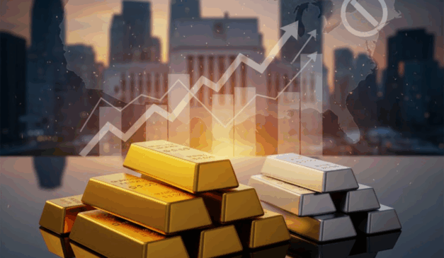 Barras de ouro e prata em alta recorde acima de US$ 4.300 com tensão em Nova York.