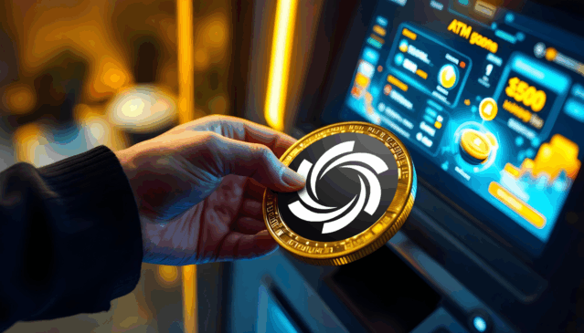 Imagem ilustrando a Ozak AI unindo inteligência artificial e blockchain em meio à queda do mercado cripto.