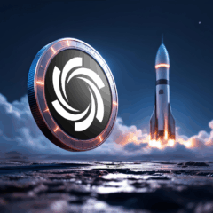 Gráfico ilustrativo mostrando o crescimento projetado do token OZ da Ozak AI até 2026, quando analistas preveem que poderá atingir US$ 3,50.