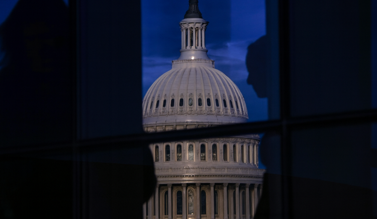 Capitólio dos EUA em Washington durante o shutdown do governo americano
