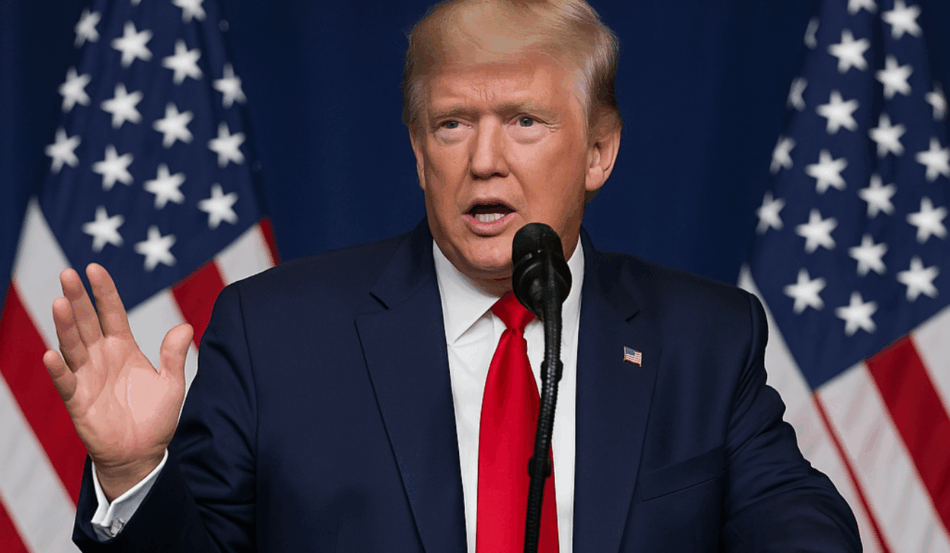Trump anuncia tarifa de 100% contra China e dólar sobe a R$ 5,55