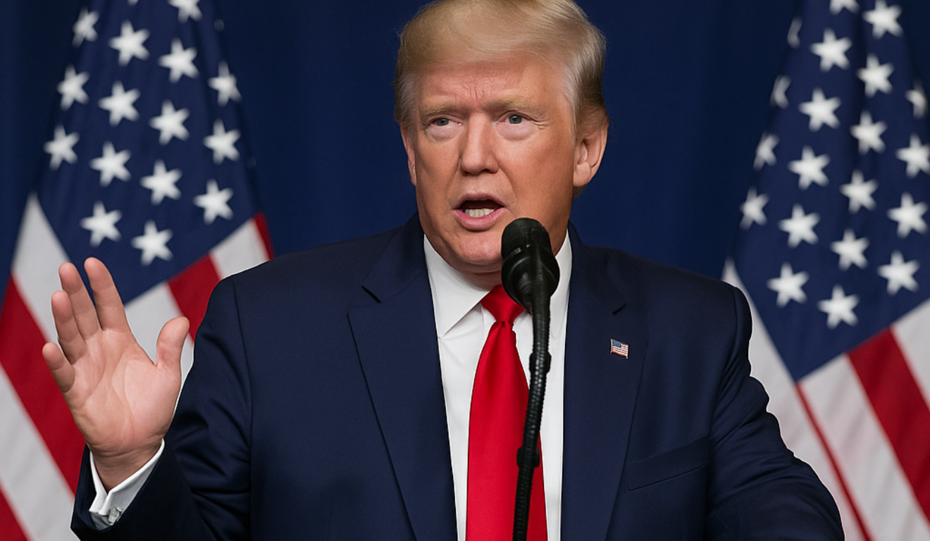 Trump anuncia tarifa de 100% contra China e dólar sobe a R$ 5,55