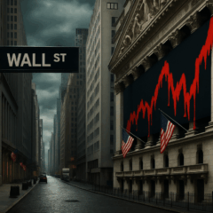 Queda em Wall Street com VIX em alta após Trump ameaçar novas tarifas contra a China.