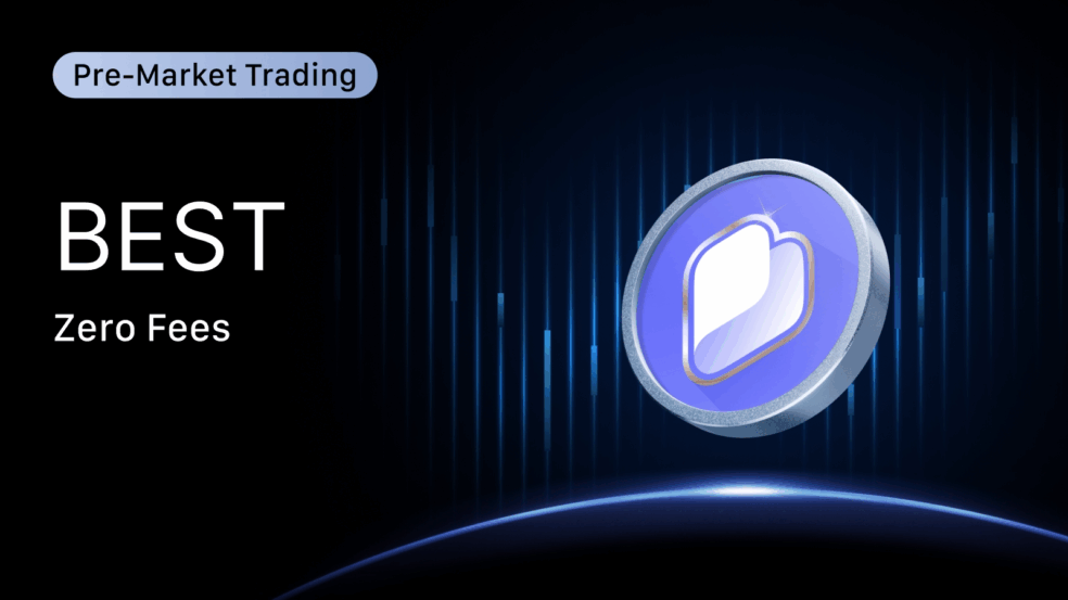 Token BEST da Best Wallet em destaque com indicação de Pre-Market Trading na MEXC, simbolizando a pré-listagem e o crescimento do projeto Web3