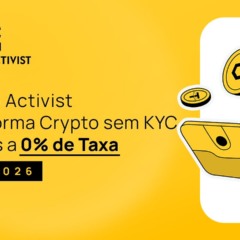 Ilustração de carteira digital com criptomoedas representando a plataforma P2P sem KYC da Cryptic Activist