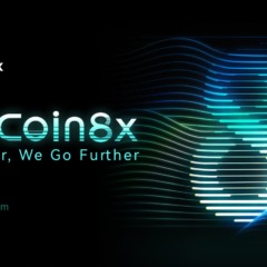 Logo Go Coin8x da CoinEx celebrando 8 anos da exchange.