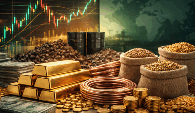 Commodities e emergentes redesenham o cenário global para 2026