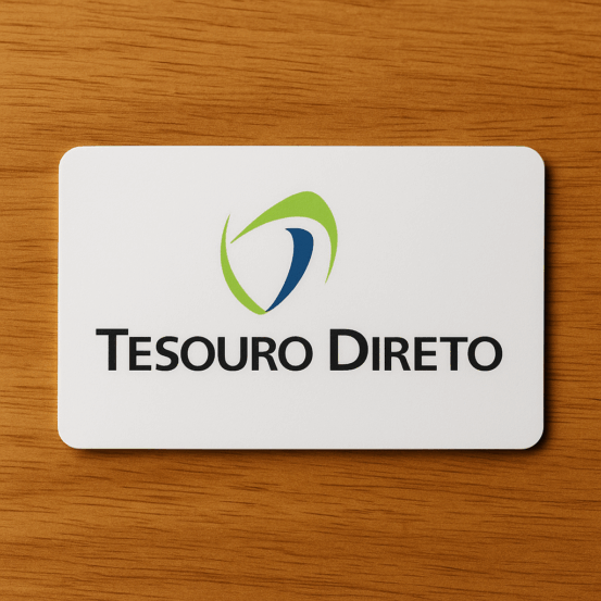 Carteira com documento sobre Tesouro Direto representando queda nas taxas do IPCA+ 2040