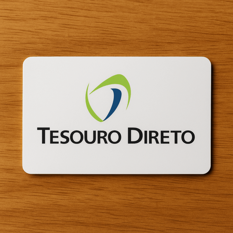 Carteira com documento sobre Tesouro Direto representando queda nas taxas do IPCA+ 2040