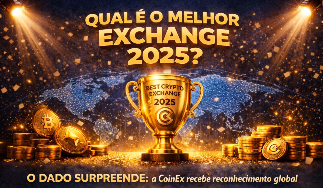 CoinEx eleita melhor exchange de criptomoedas de 2025 em premiação global CoinEx eleita melhor exchange de criptomoedas de 2025 em premiação global