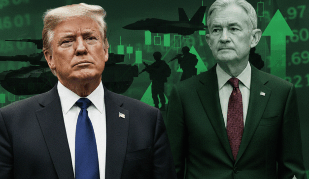 Trump e Powell simbolizam incertezas sobre inflação e política monetária nos EUA