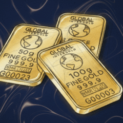 Barras de ouro representam alta hist&oacute;rica do metal e busca por prote&ccedil;&atilde;o