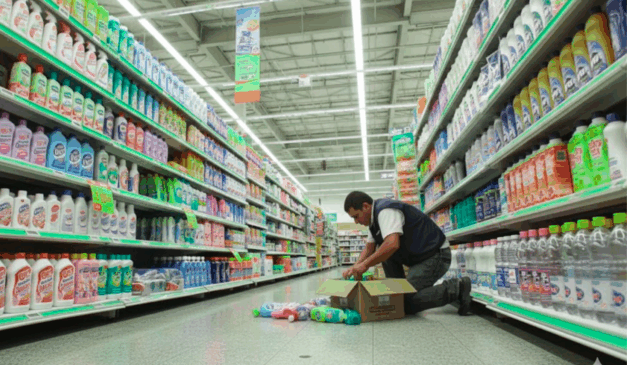 Prateleiras de supermercado refletem impacto da inflação e dos dados econômicos nos mercados