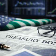 Imagem ilustra o mercado de Treasuries dos EUA em meio &agrave; expectativa pelo relat&oacute;rio de empregos.