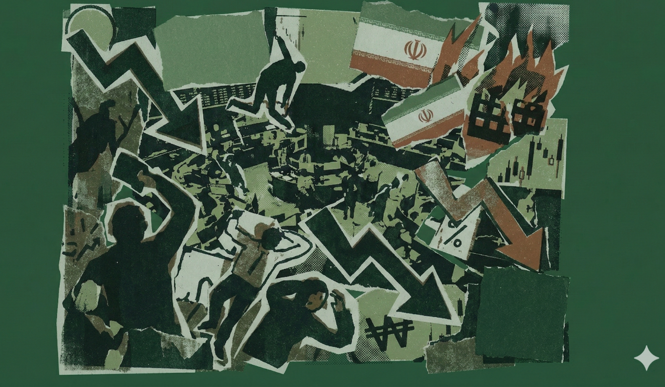 Bolsa de Seul desaba 12% com agravamento de tensões no Irã